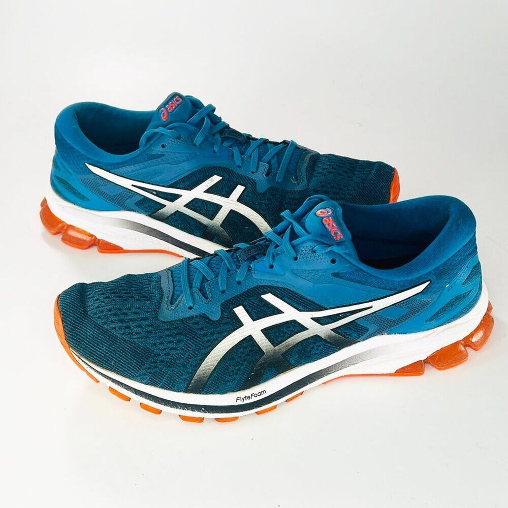 Asics GT-1000 10 Running Sneakers Shoes Athletic Navy Blue Orange Men 10.5